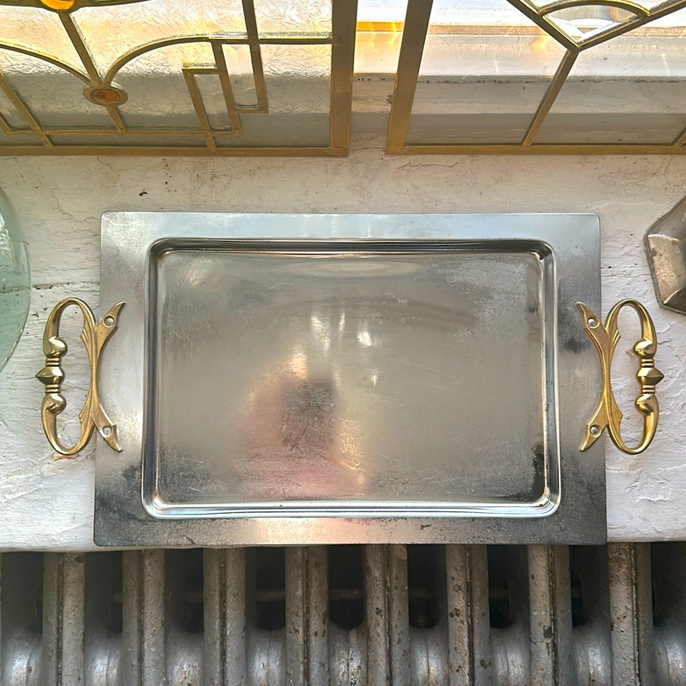 Kromex serving tray